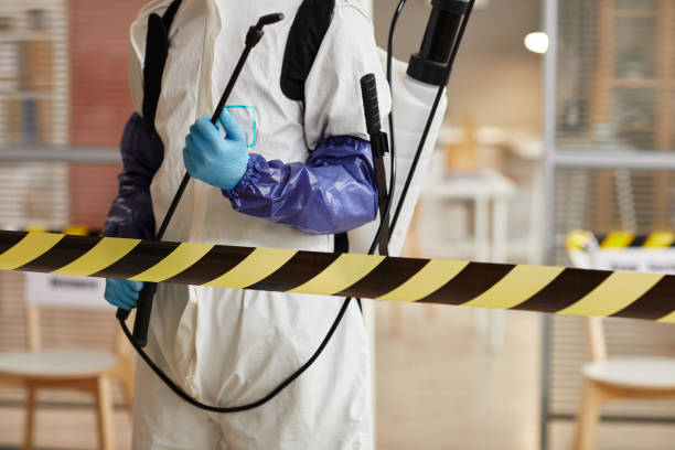 Professional Biohazard Cleanup technician working in Duchesne, UT